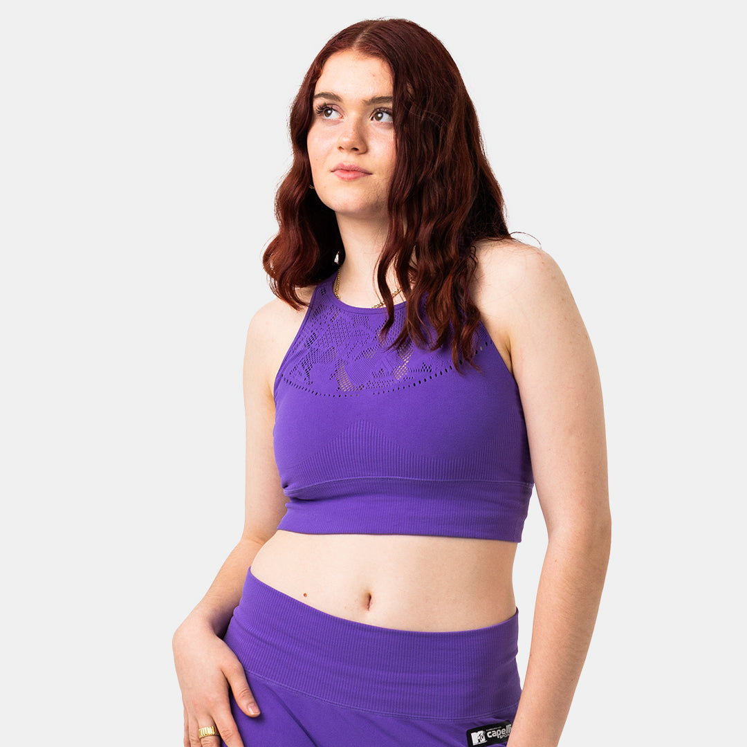 MTV Women's Sporty Sculpt Longline Seamless Bra Capelli Sport