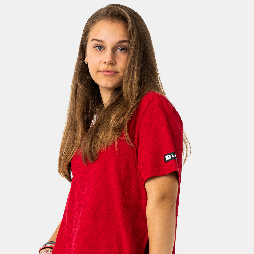 MTV Women's Push It Jacquard Boxy Tee Capelli Sport