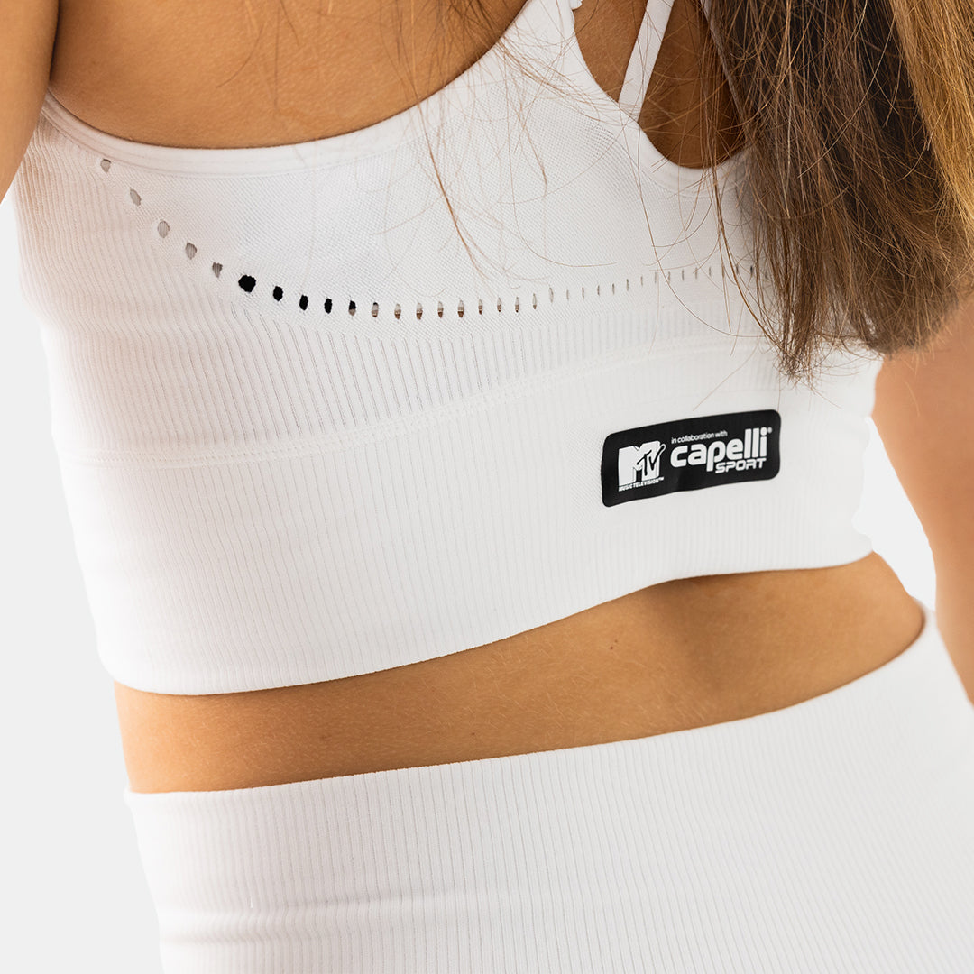 MTV Women's Sporty Sculpt Longline Seamless Bra Capelli Sport