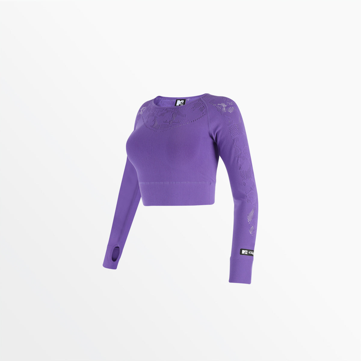 MTV Women's Sporty Long Sleeve Crop Capelli Sport
