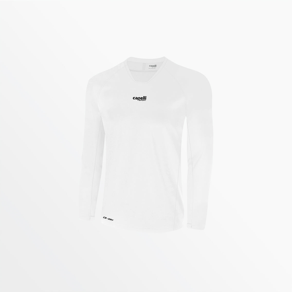 Adult Base Layer Game Day Long Sleeve Top Capelli Sport White S