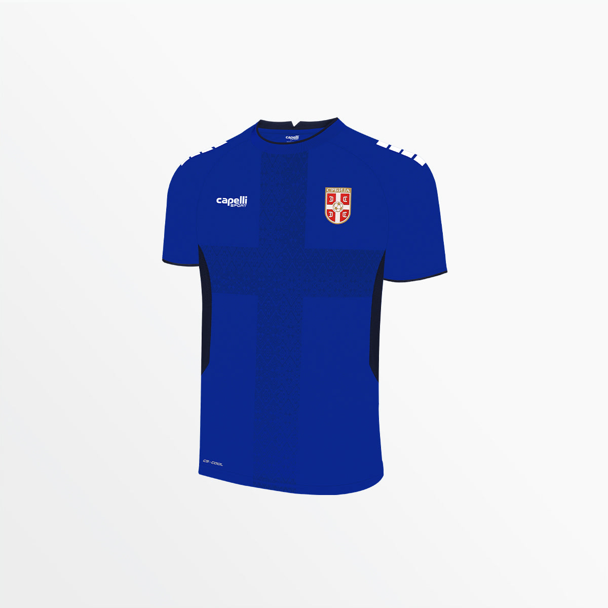 Men's Serbia 2025/26 Home Replica Jersey Capelli Sport