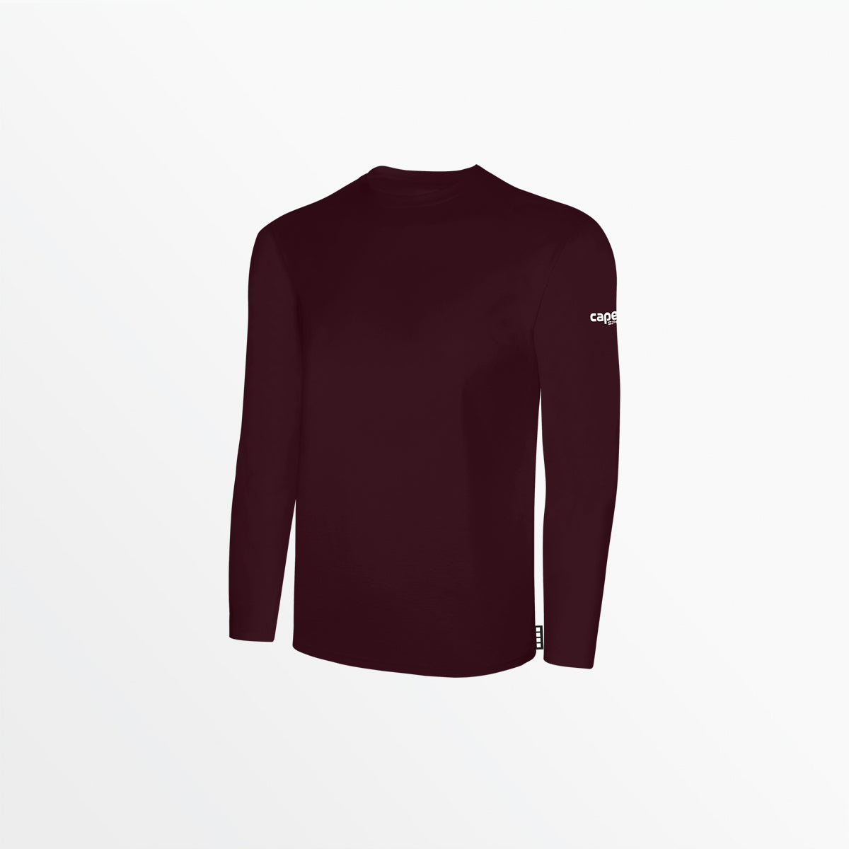 Youth Basics Long Sleeve Cotton Tee Capelli Sport Maroon XXS