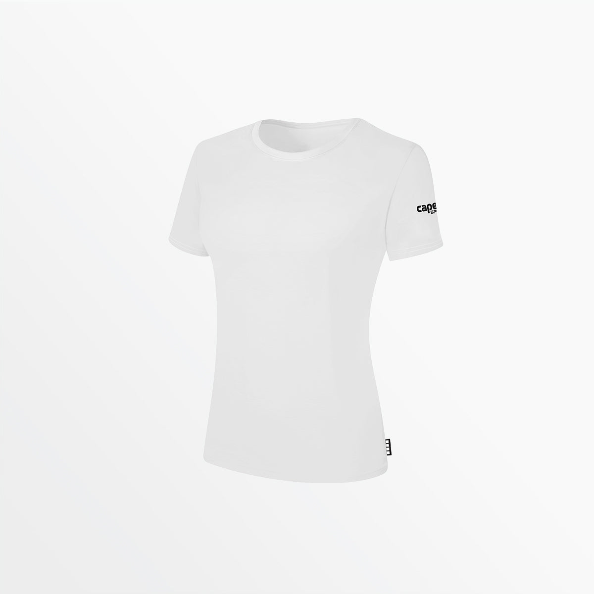 Women's Basics Tee With Sleeve Logo Shirt Capelli Sport XS