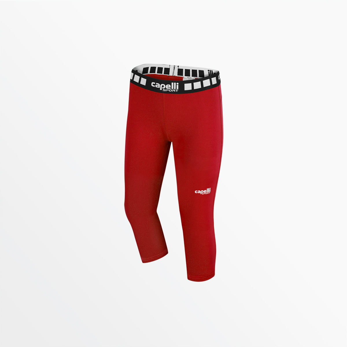 Women's 3/4 Performance Tights Capelli Sport M Red