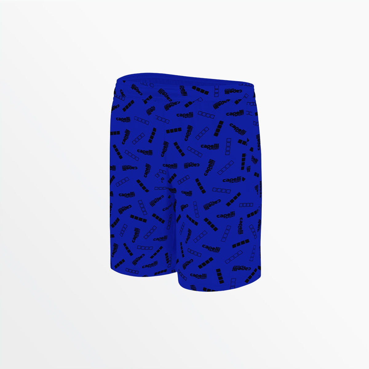 Youth Signature Print Training Shorts Capelli Sport Royal Blue S