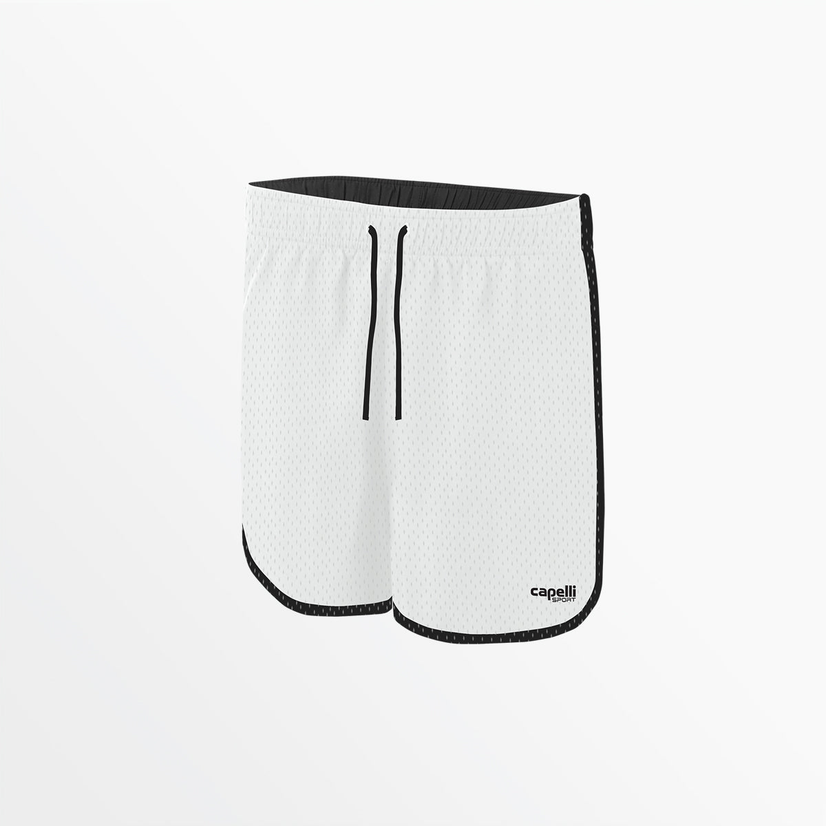 Women's 2-Tone Mesh Shorts Capelli Sport White XS