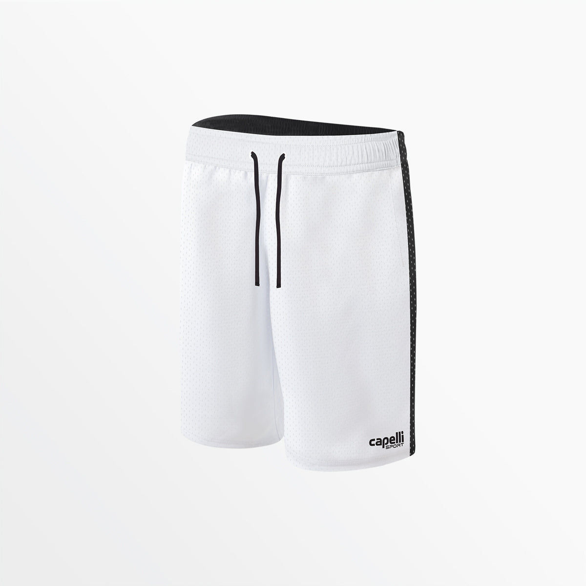 Men's Basics 2-Tone Mesh Shorts Capelli Sport White S