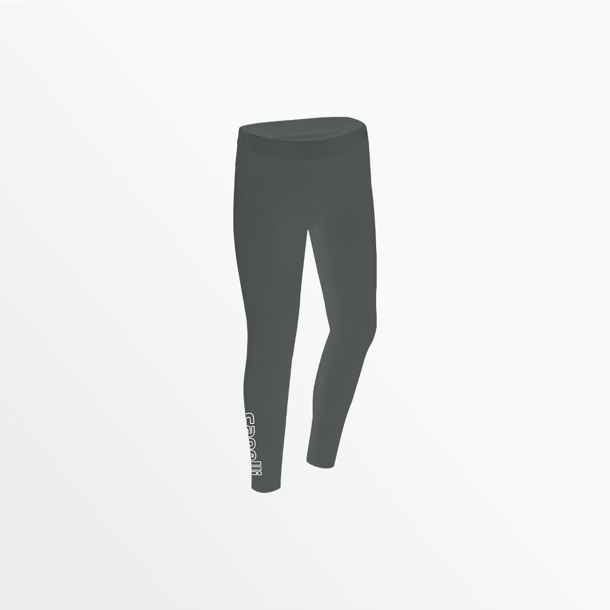 Women's Mid Rise Logo Cotton Leggings Capelli Sport XS