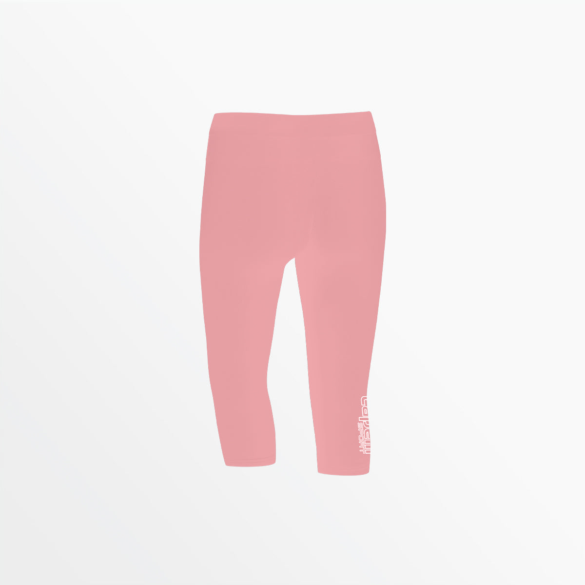 Girl's Mid Rise Logo 3/4 Cotton Leggings Capelli Sport