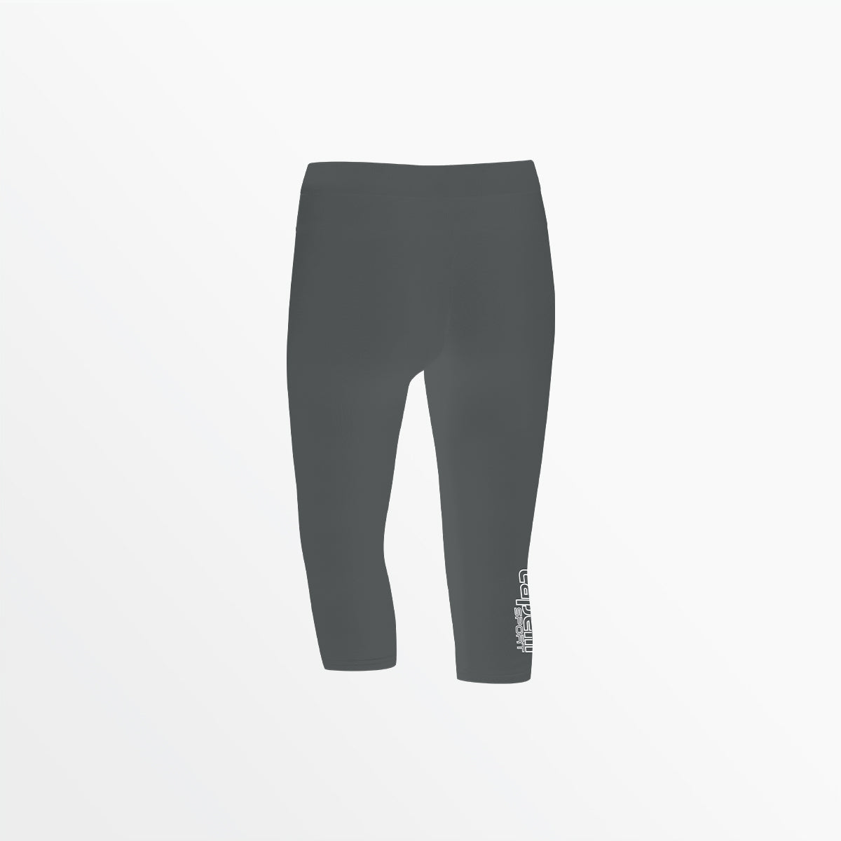 Girl's Mid Rise Logo 3/4 Cotton Leggings Capelli Sport