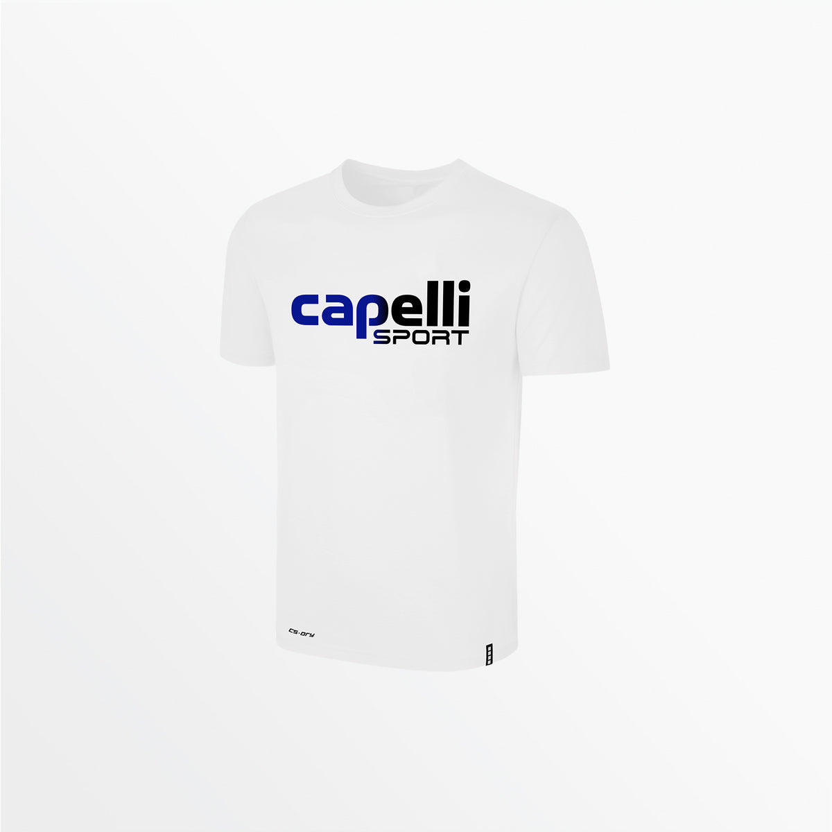 Youth Ombre Logo Tee Capelli Sport White Royal Blue S