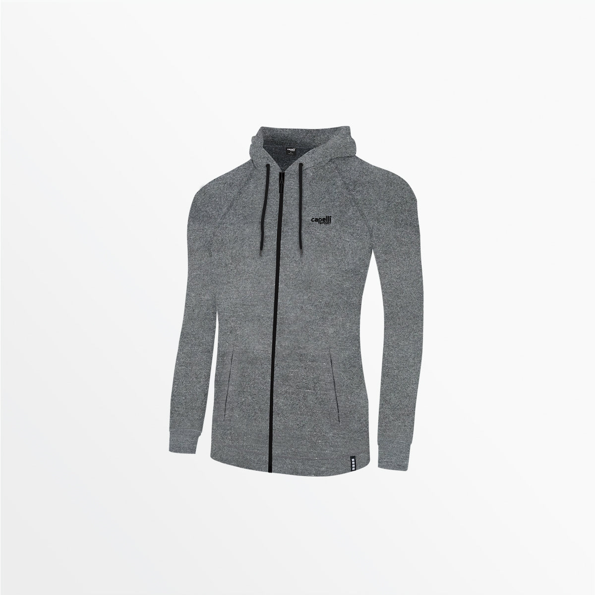 Women's Heathered Zip Up Hoodie Capelli Sport