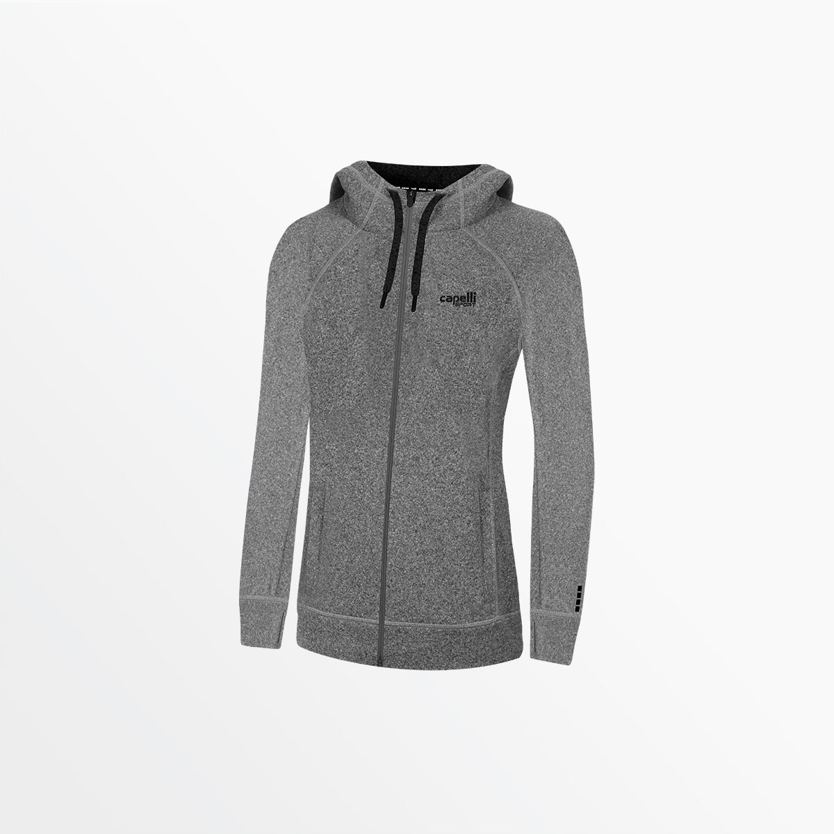 Girl's Essential Heather Zip Up Hoodie Capelli Sport S