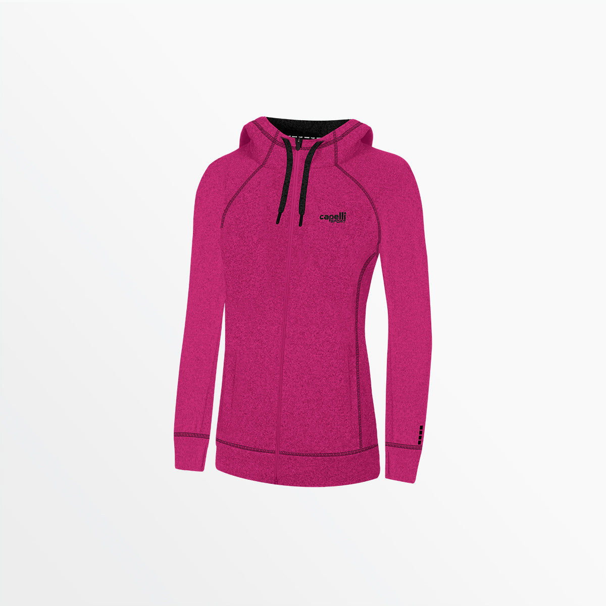 Girl's Essential Heather Zip Up Hoodie Capelli Sport S