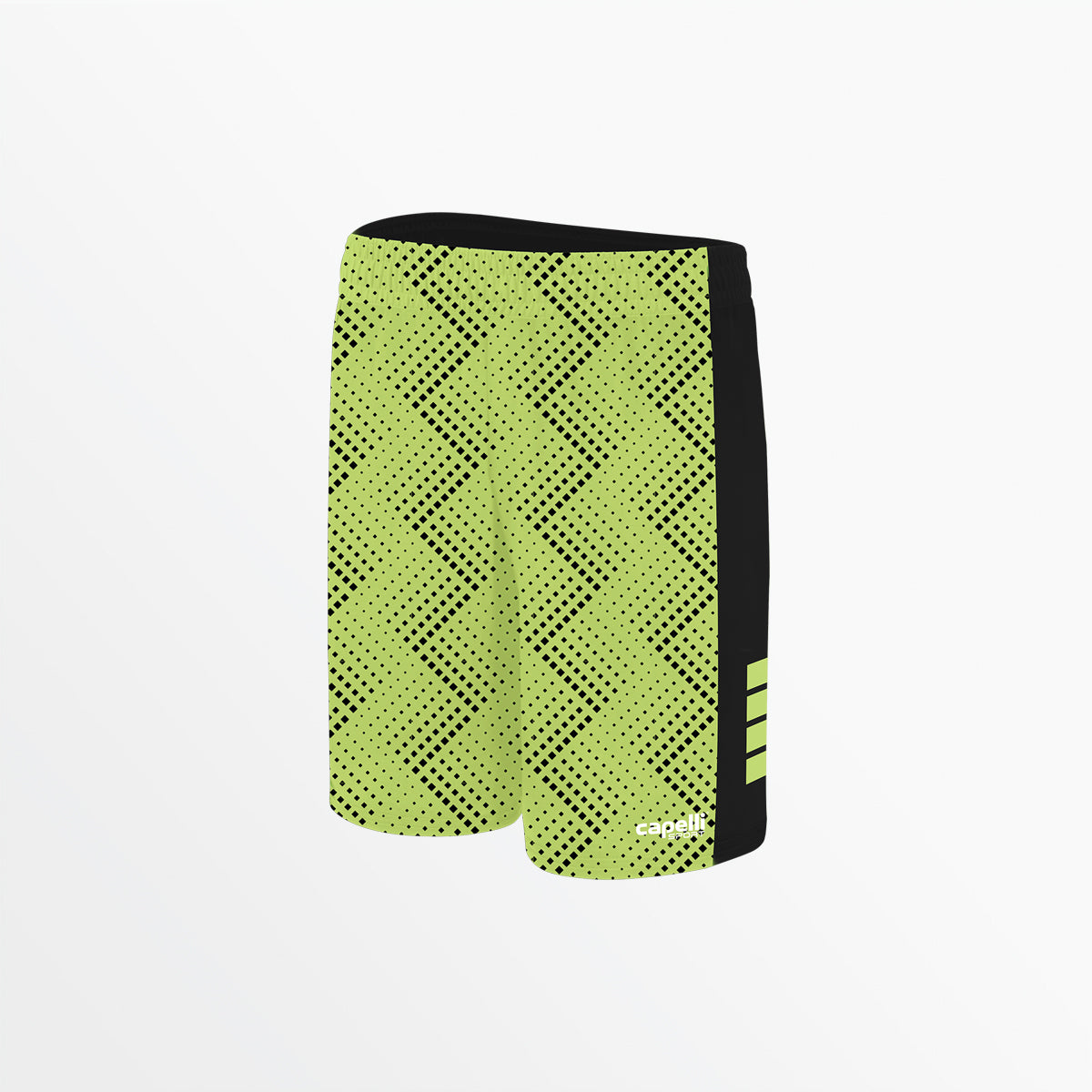 Youth Chevron Cube Shorts Capelli Sport Lime S