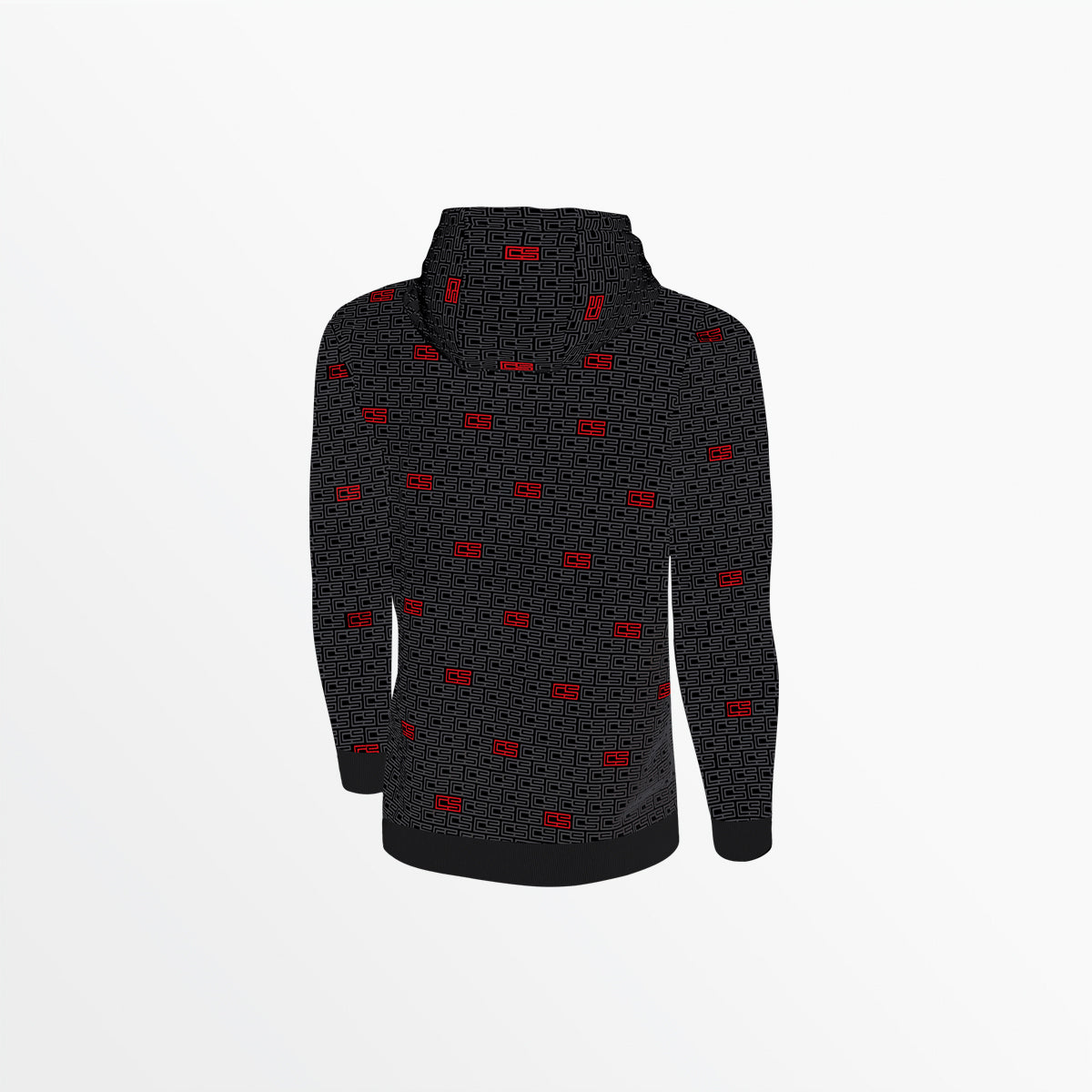Youth CS Monogram Print Pullover Hoodie Capelli Sport