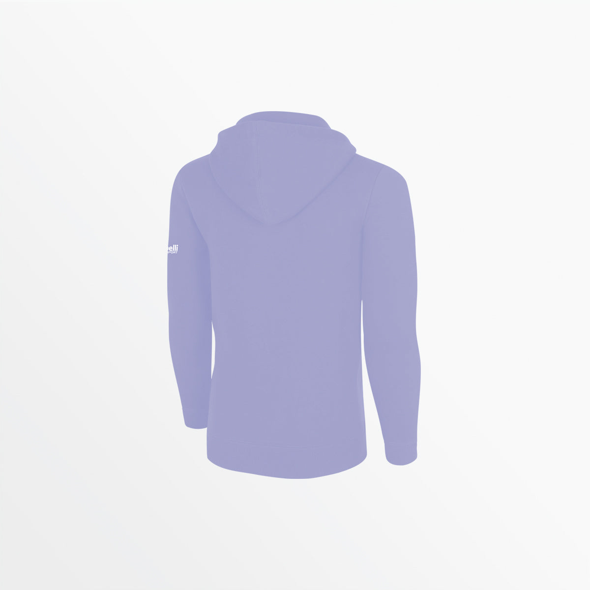 Youth Basics Fleece Pullover Hoodie With Sleeve Logo Capelli Sport