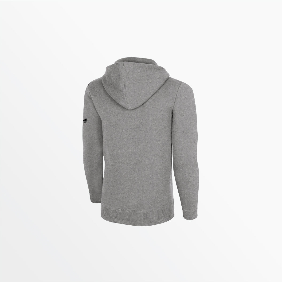 Youth Basics Fleece Pullover Hoodie With Sleeve Logo Capelli Sport
