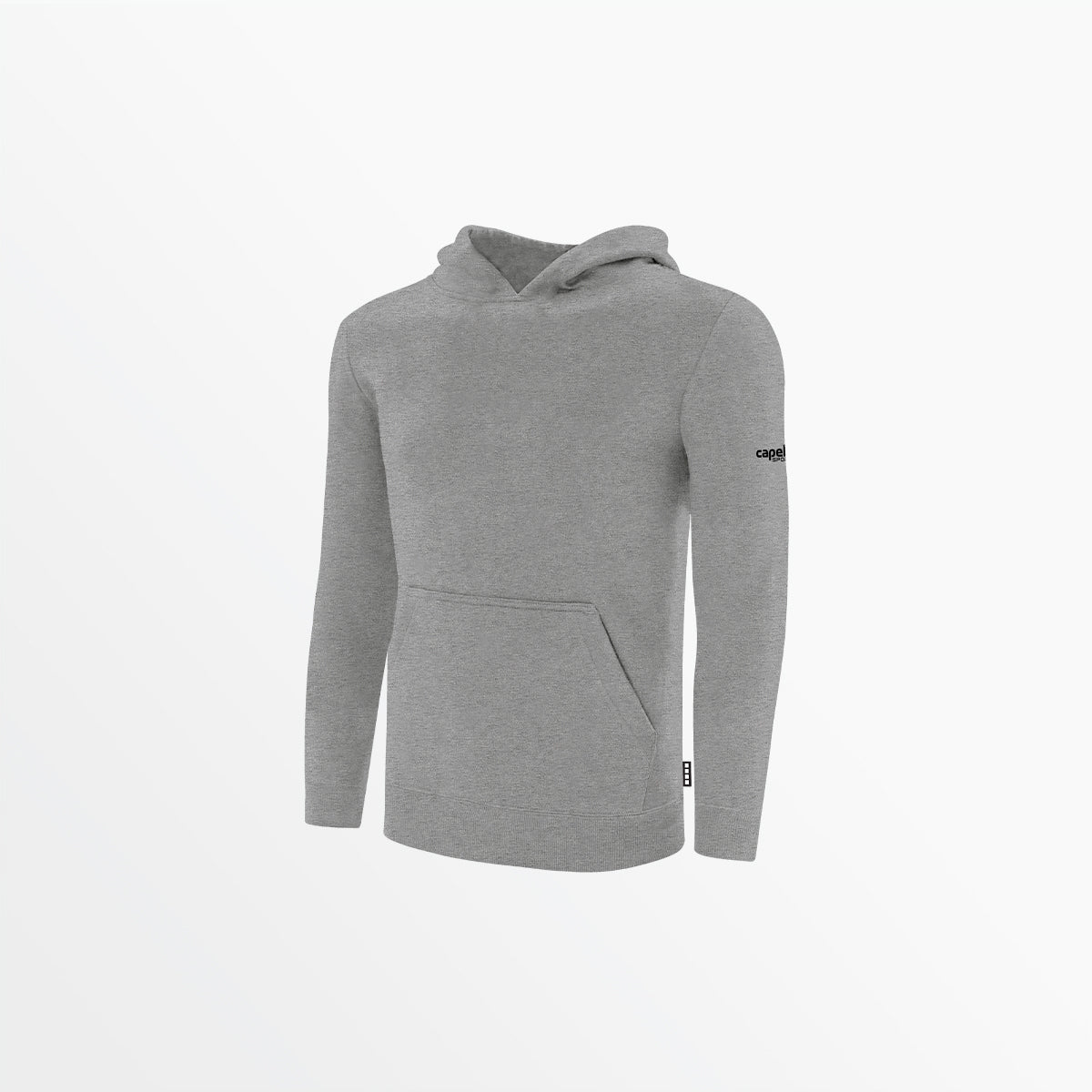 Youth Basics Fleece Pullover Hoodie With Sleeve Logo Capelli Sport XXS