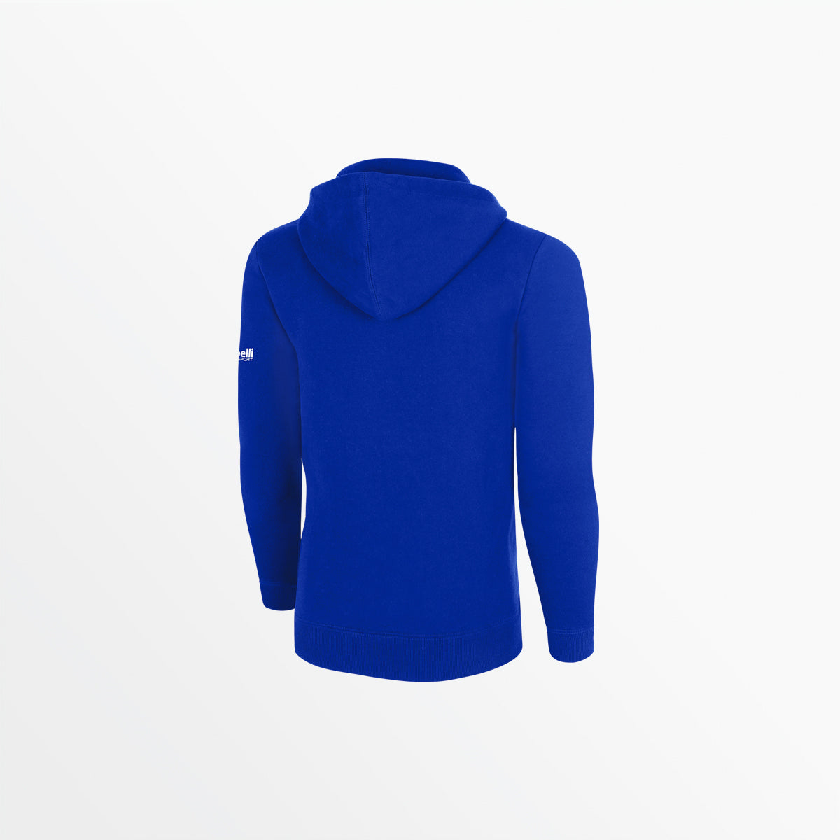 Youth Basics Fleece Pullover Hoodie With Sleeve Logo Capelli Sport