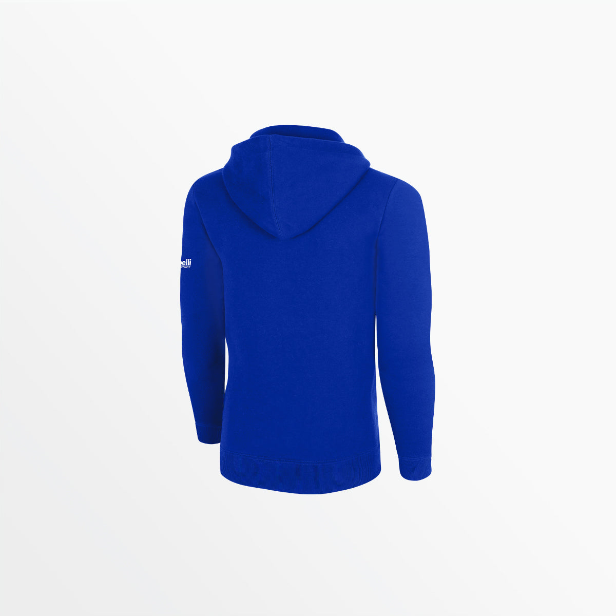 Youth Basics Fleece Pullover Hoodie With Sleeve Logo Capelli Sport