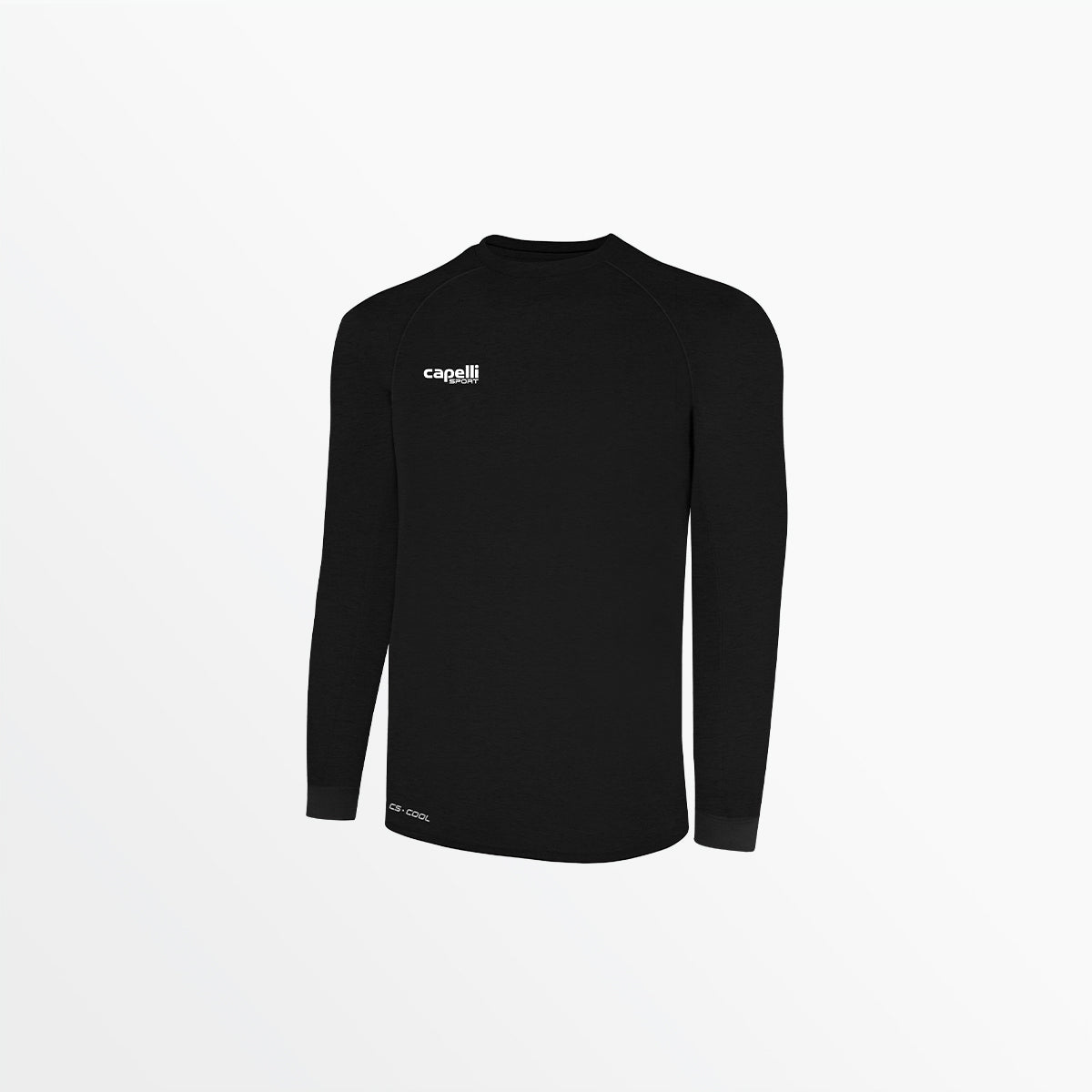 Adult Basics II Long Sleeve Training Jersey Capelli Sport S Black