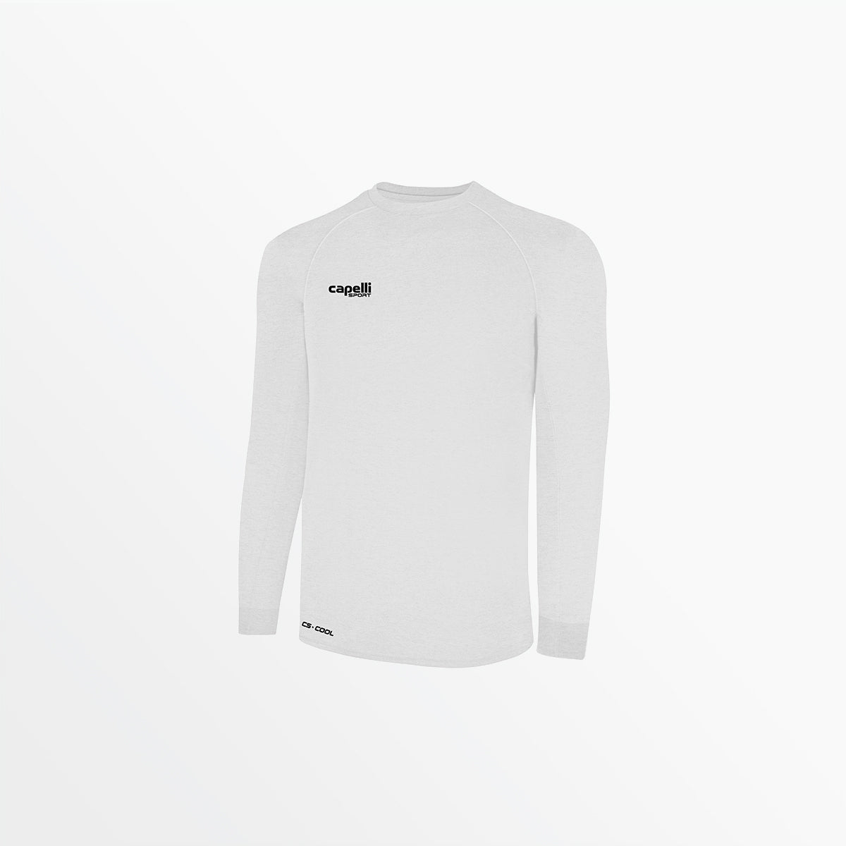 Adult Basics II Long Sleeve Training Jersey Capelli Sport S White