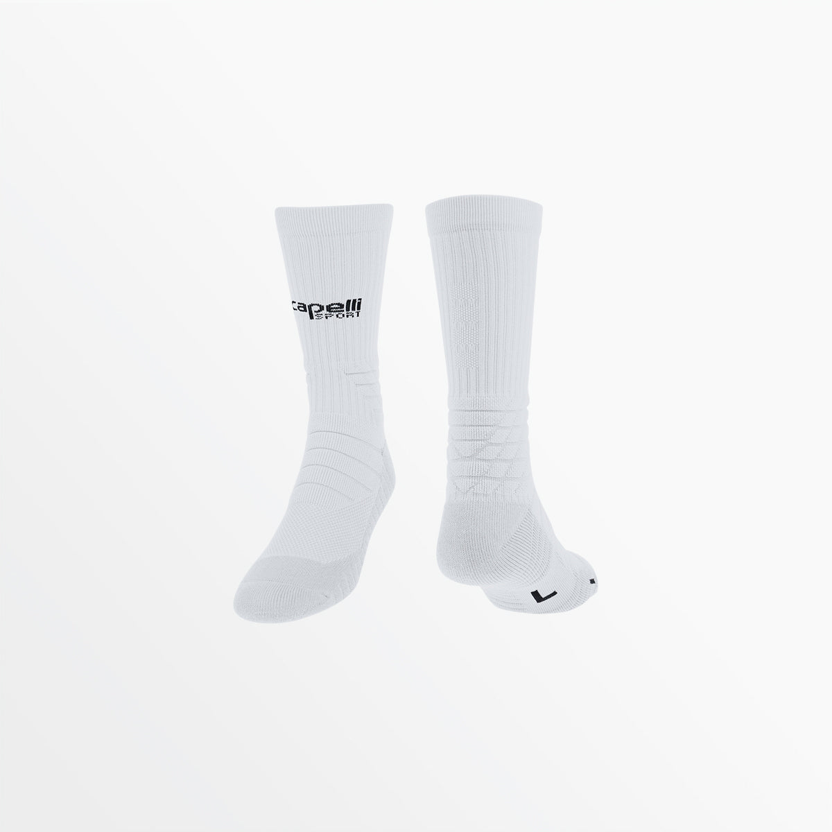 Apex CS-COOL Max Cushioned Crew Socks Socks Capelli Sport White XS