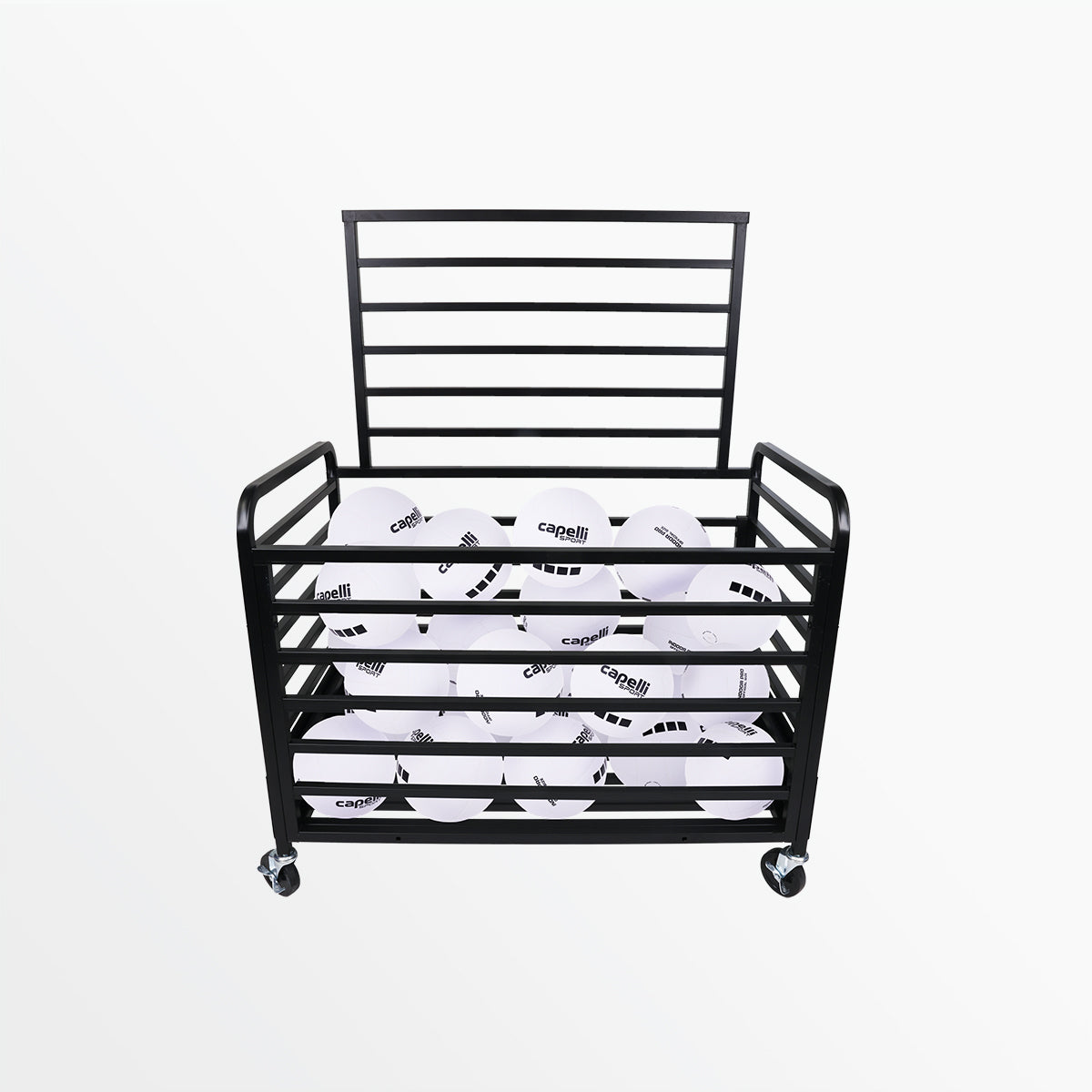 Volleyball Ball Storage Cage With Lid Capelli Sport