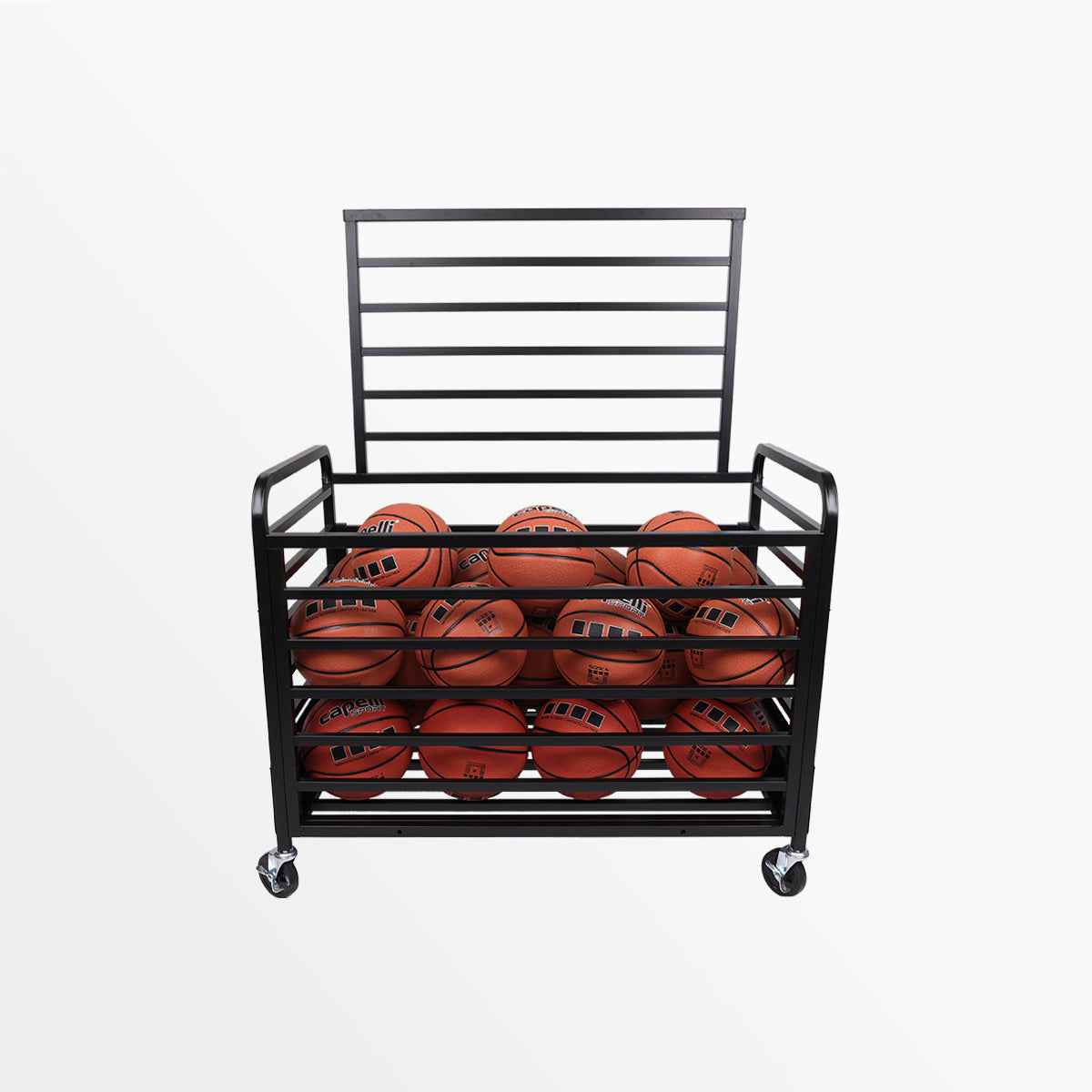 Basketball Ball Storage Cage With Lid Capelli Sport