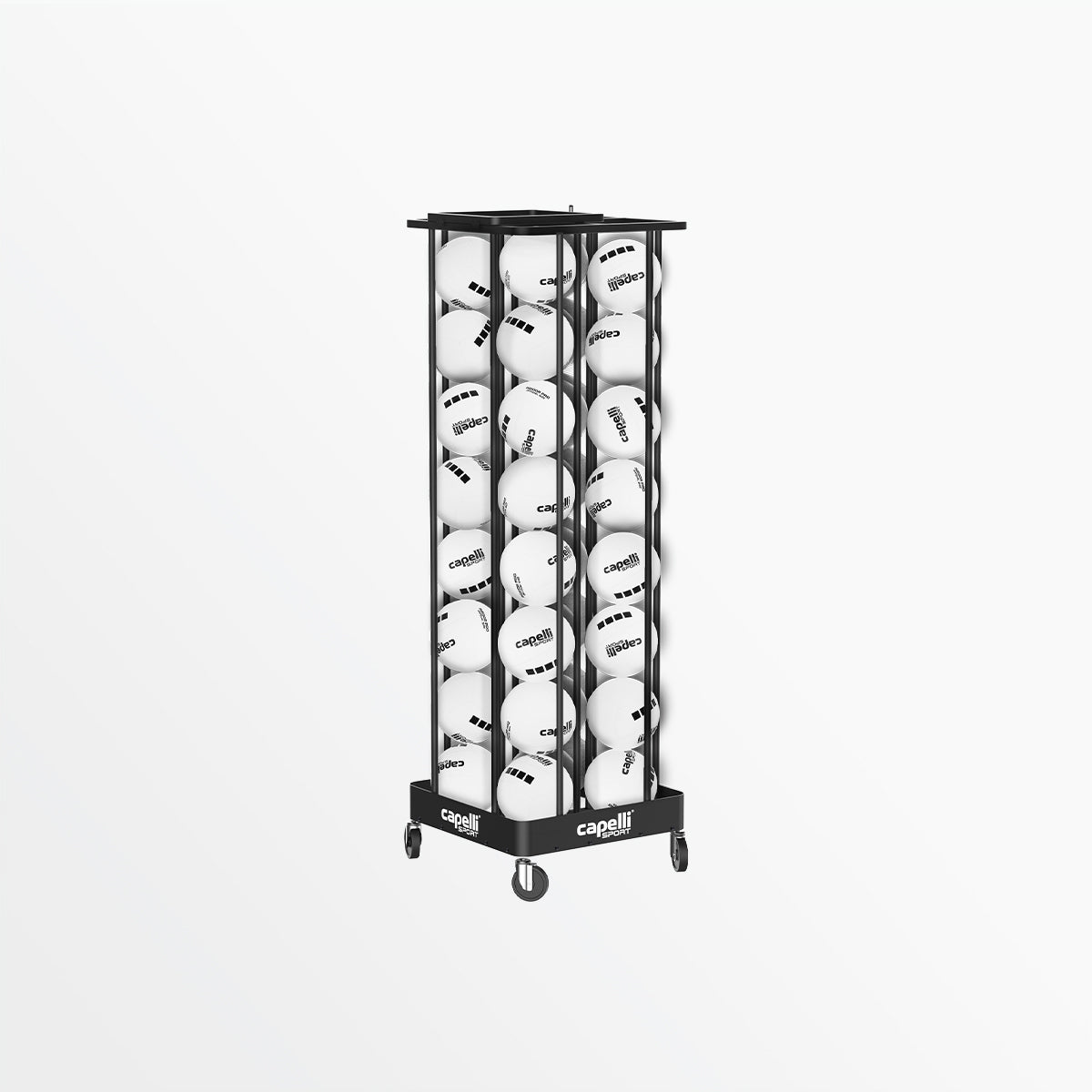 Vertical Volleyball Ball Storage Cage Capelli Sport