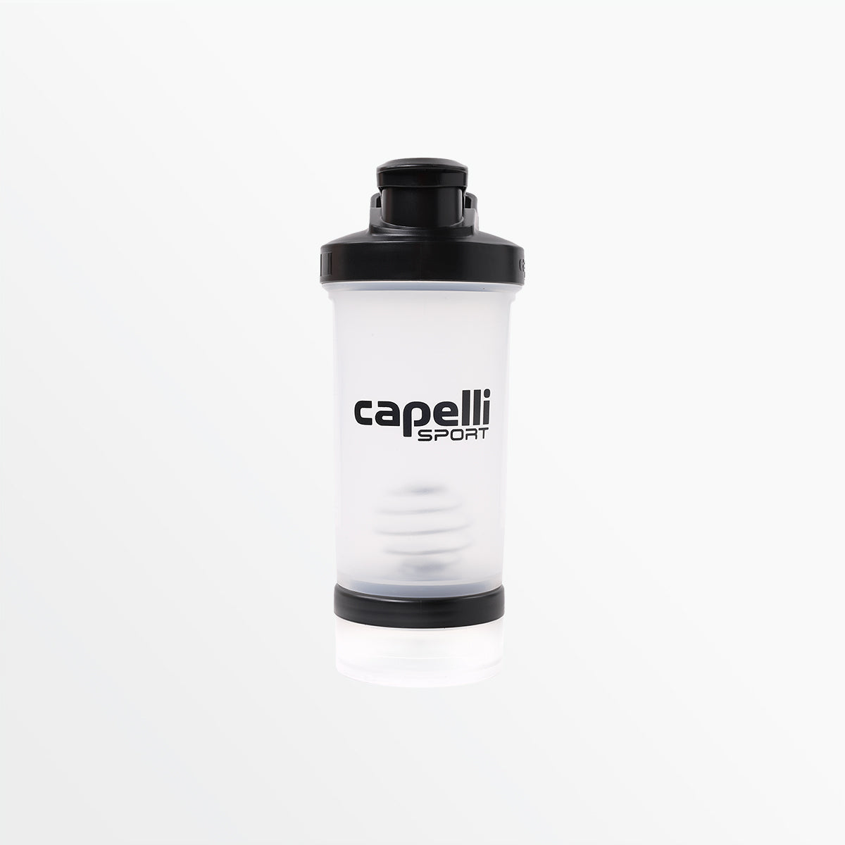 16 Oz Shaker Bottle With Bottom Storage Container Capelli Sport