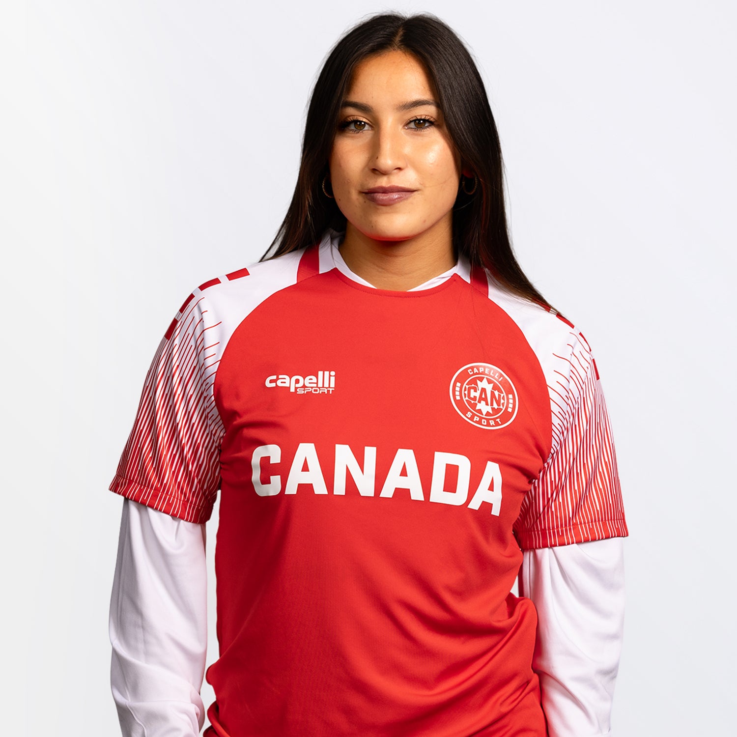 Capelli Sport Canada Home Met Lines Soccer Jersey Capelli Sport