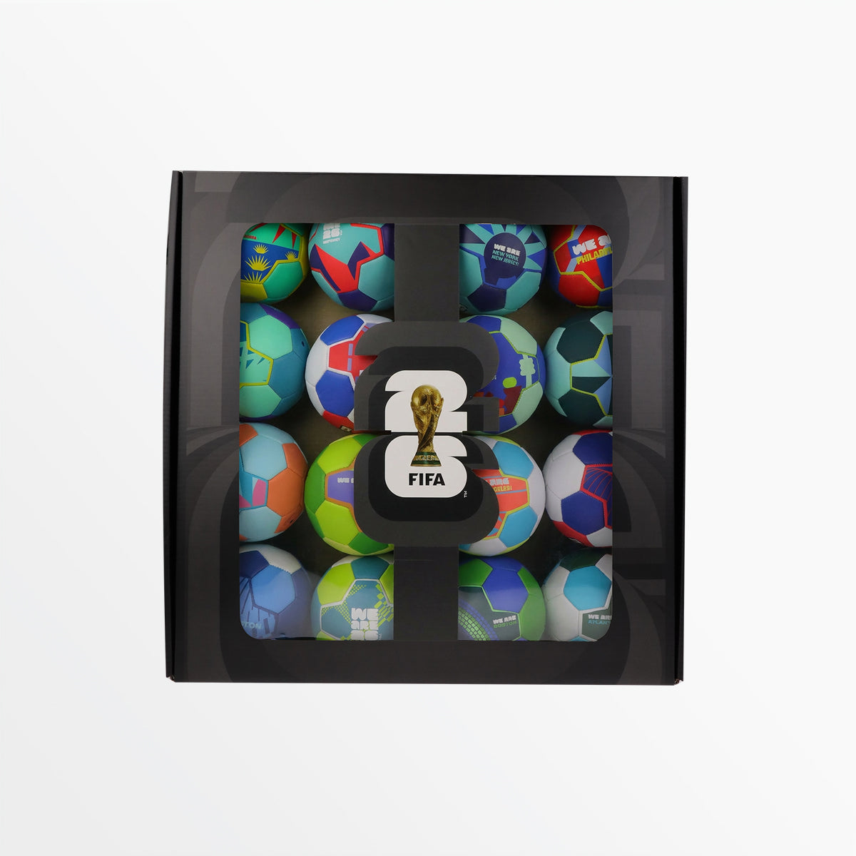 FIFA World Cup 26™ Host Cities Soccer Ball Set - 16 Balls - Size 1