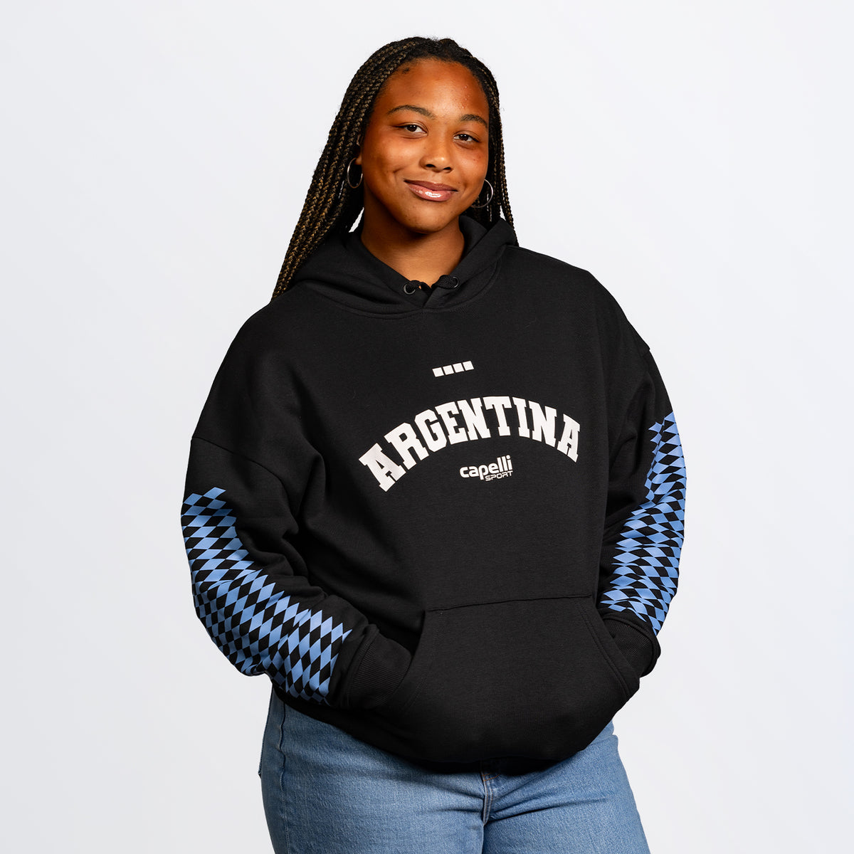 SuperStructure スウェット/fight it out パーカー Argentina Soccer Hoodie | Capelli Sport