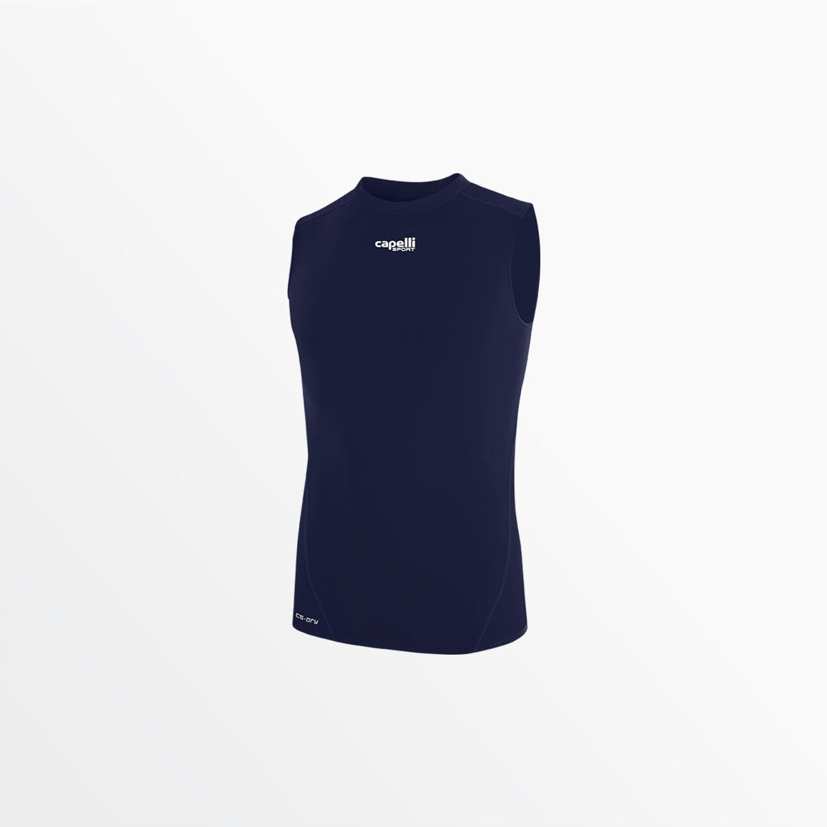 Adult Sleeveless Performance Top Capelli Sport M Navy