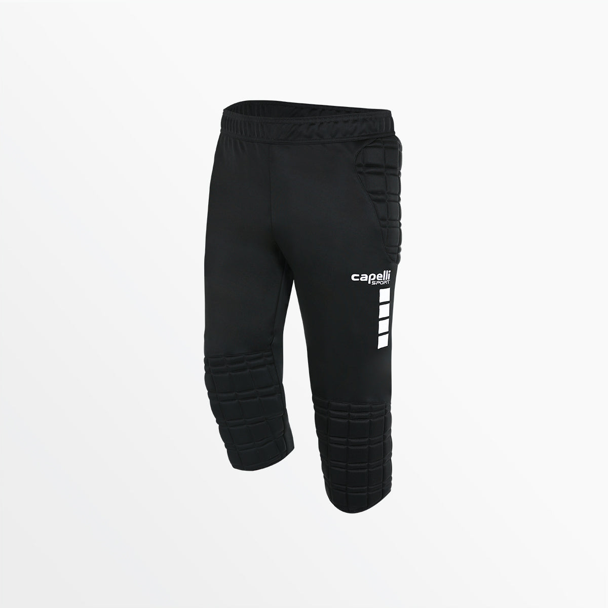 Adult Basics I 3/4 Goalkeeper Pants With Padding Capelli Sport S Black