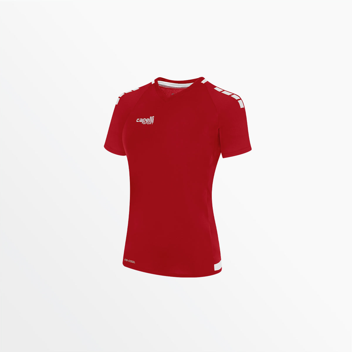 Women's Uptown V-Neck Training Top Capelli Sport XS Red