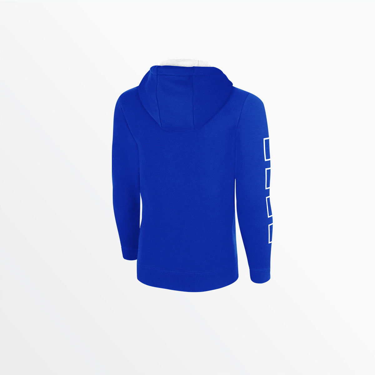 Men's Fleece Hoodie With Logo and 4 Cube Sleeves Capelli Sport