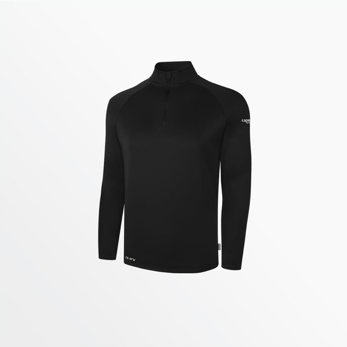 Men's Basics Therma Fleece 1/4 Zip Top Capelli Sport S Black
