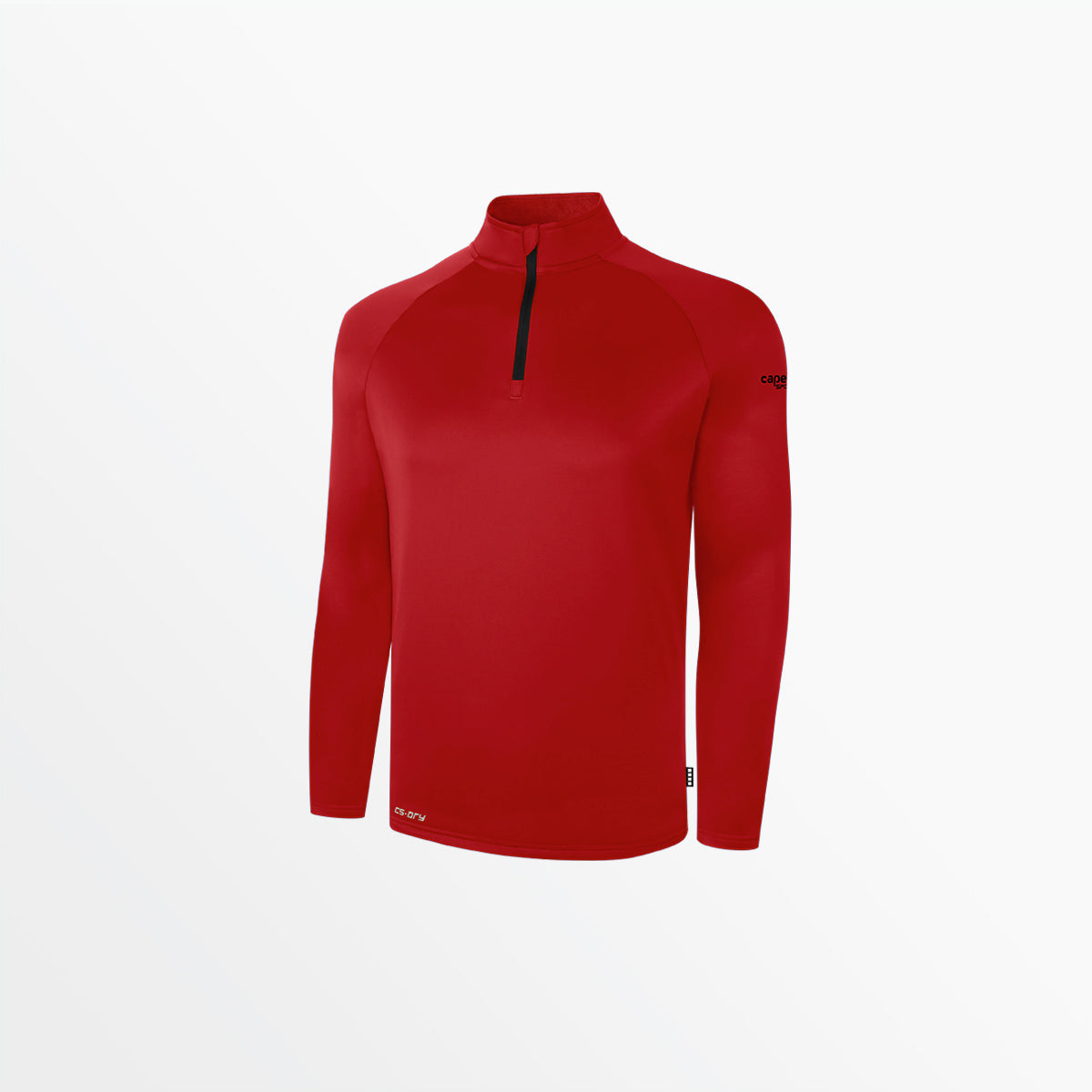 Men's Basics Therma Fleece 1/4 Zip Top Capelli Sport XL Red