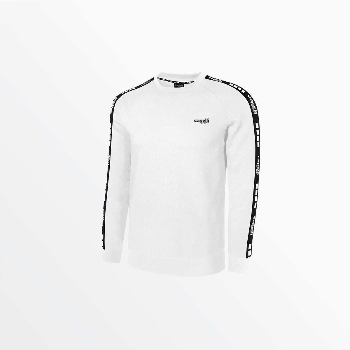 Youth Signature Crew Neck Sweatshirt Capelli Sport S White