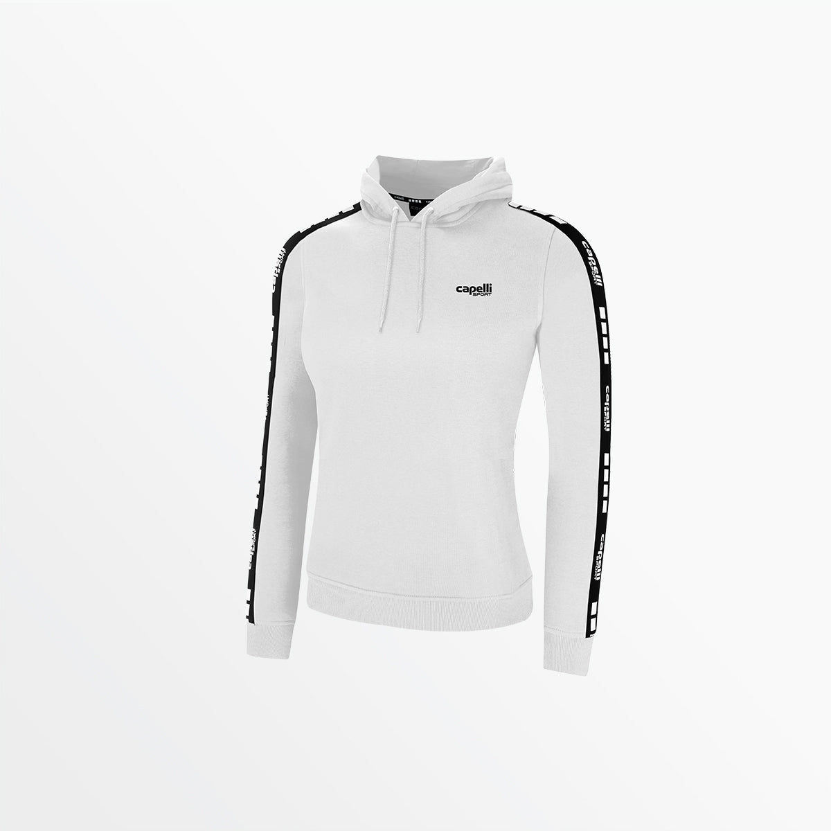 Women's Signature Cropped Pullover Hoodie Capelli Sport XS White
