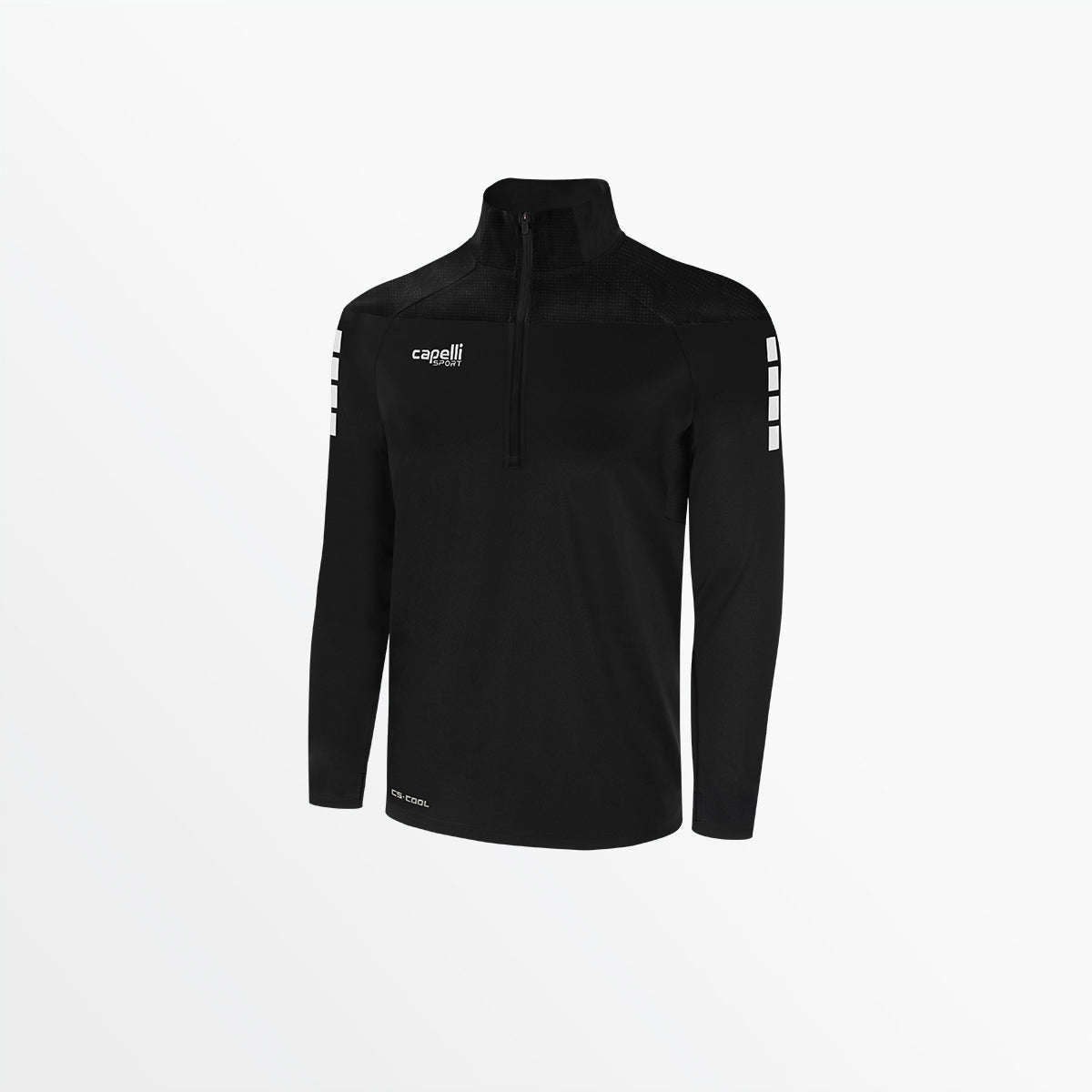 Youth Tribeca 1/4 Zip Training Jacket Capelli Sport XXS Black