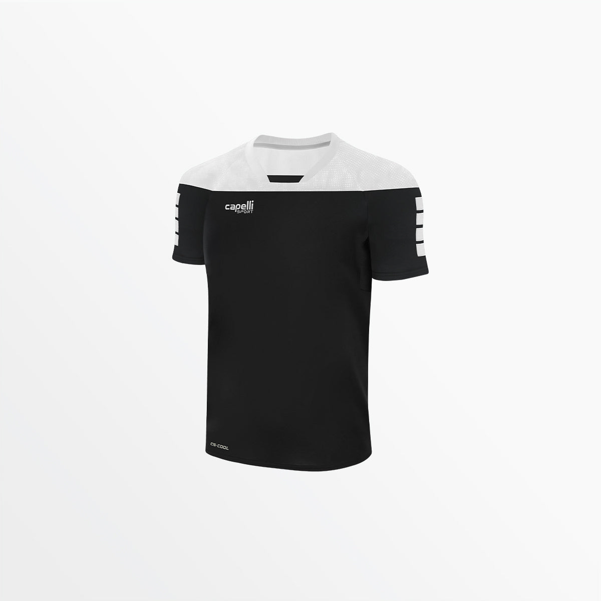 Youth Tribeca Short Sleeve Training Top Capelli Sport XXS Black White