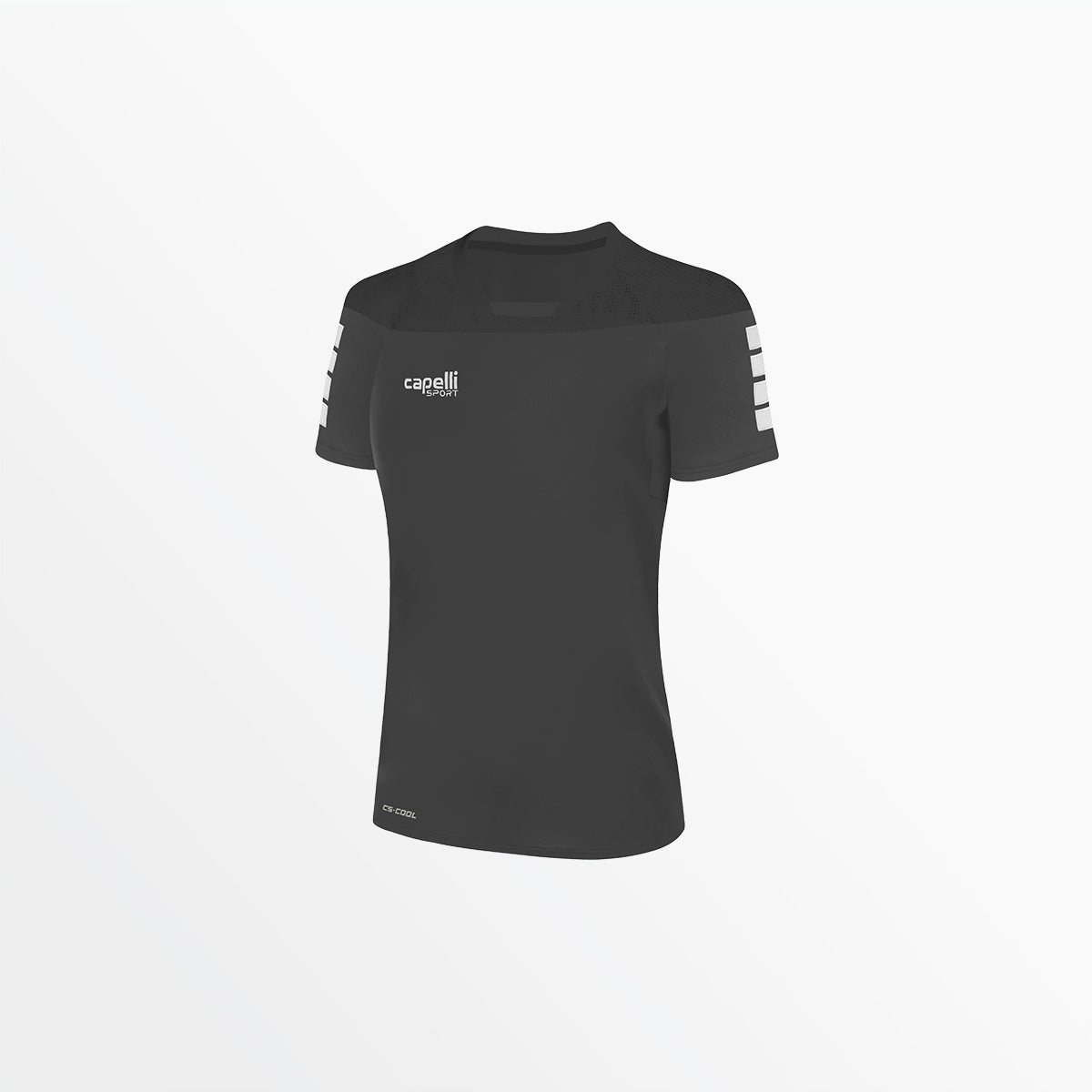 Women's Tribeca Short Sleeve Training Top Capelli Sport XS Dark Grey
