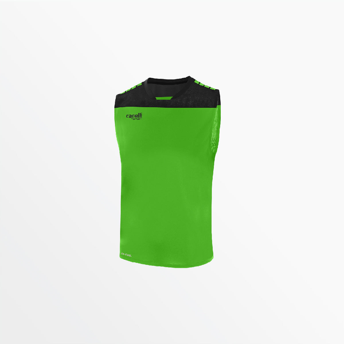 Youth Tribeca Sleeveless Training Top Capelli Sport XXS Power Green Black