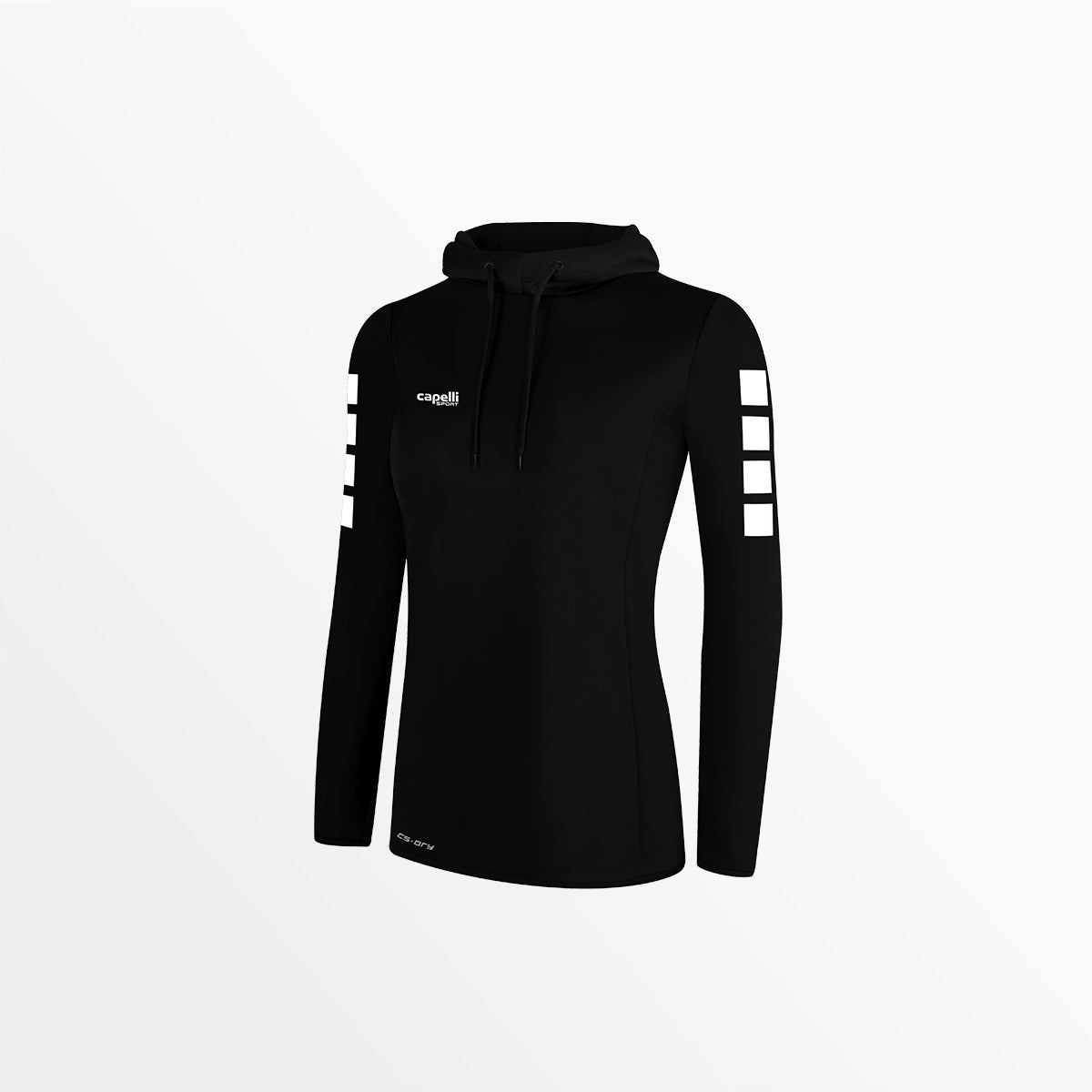 Women's Basics I Hooded Training Top Capelli Sport XS Black
