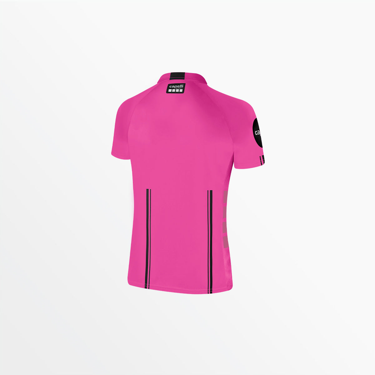 Women's Official Referee 1/4 Zip Short Sleeve Jersey Capelli Sport